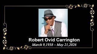Death Announcement - Robert Ovid Carrington