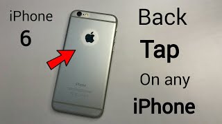 Back Tap ios 14 Feature in Any iPhone || How to Get ios 14 feature in iPhone 6,6s and 7,7plus  🔥🔥