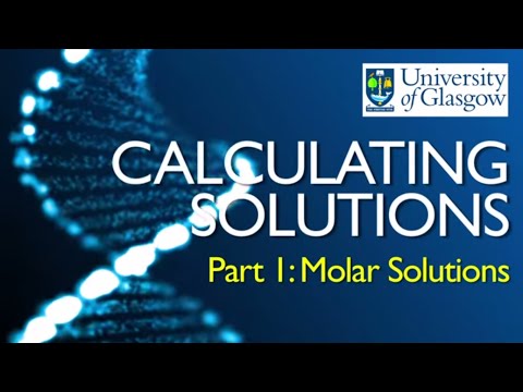 Preparing Solutions - Part 1: Calculating Molar Concentrations Preparing Solutions - Part 1: Calculating Molar Concentrations