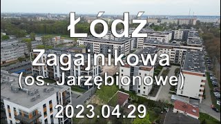 Z DRONA - Łódź - Zagajnikowa os  Jarzębinowe 2023.04.29 (578m)