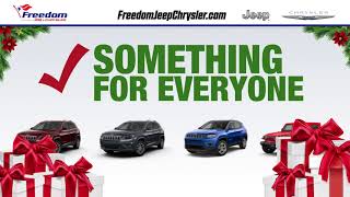 Unwrap HUGE holiday savings at Freedom Jeep Chrysler!