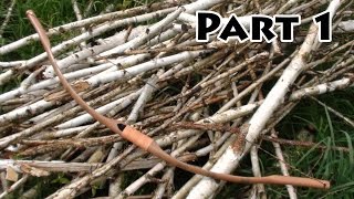 How to make a Powerful 35 Pound DIY Hybrid PVC Bow Powered by Fiberglass Rods Part 1