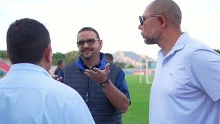 La visita de Yamil Bukele al Estadio Oscar Quiteño | ¿Habrá remodelación?