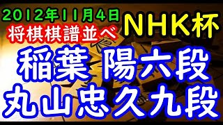 将棋棋譜並べ▲稲葉 陽六段ー△丸山忠久九段 第62回ＮＨＫ杯テレビ将棋トーナメント２回戦 第13局 リクエスト