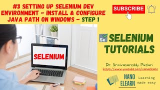 #3 Selenium WebDriver-Set up Selenium Dev Environment|Install Java & configure Java Path on Windows