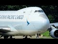 Huge .. B747-400 Cargo Plane Takes Off In Jakarta