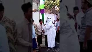 Suasana penyambutan Mas H. Miftahul Ma'na dr tanah suci mekkah