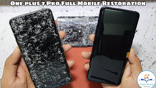 One plus 7 pro Full Mobile Restoration || One Plus 7 pro Combo/back glass replacement