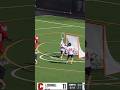 Lacrosse Goalie Makes UNBELIEVABLE Save on Behind-The-Back Shot #shorts