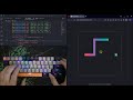 ASMR Programming - Coding Snake Game 🐍 - No Talking