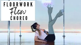 FLOORWORK FLOW CHOREO FOR BEGINNERS || Floorwork for Poledance Tutorial