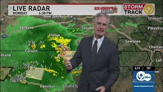 Monday Evening Showers and Storms For The Tennessee Valley (3/9/26)