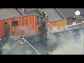 fire at london library threatens collection at next door museum