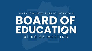 NCPS Board Meeting | Work Session | 01.09.2024 @ 5:00 PM