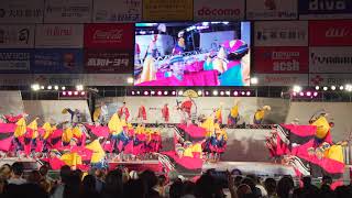 [4K]  とらっくよさこい（ちふれ）　高知よさこい祭り 2018 前夜祭