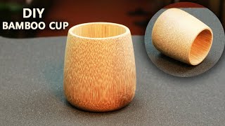 Make Bamboo Cups beautiful | Bamboo craft