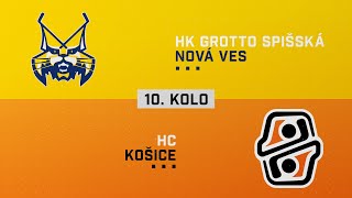 10.kolo HK GROTTO Spišská Nová Ves - HC Košice HIGHLIGHTS