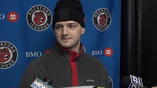 IceHogs Media Day: Anders Sorensen, Luke Philp, Jaxson Stauber 1/31/23