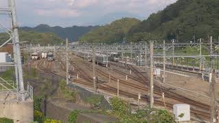 JR西日本 米原車両基地 4K HDR撮影