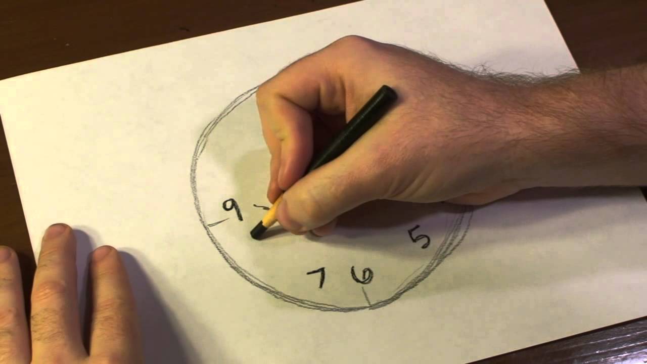 Draw A Clock Face At Rosemary Henry Blog