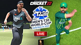 New Zealand vs Pakistan T20 World Cup 2022 Match - Cricket 22 Live - RtxVivek
