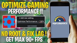 Optimize Gaming Performance With SetEdit Codes : No Root || Get Max 90 FPS \u0026 Fix FPS Drops