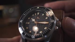 Aerotec watches : Seat Hunt - Aero +1 Meteorite dial