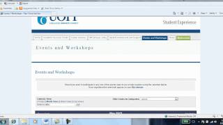 How to register for a workshop with the Academic Success Centre at UOIT