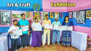 Art \u0026 Craft Exhibition || লক্ষ্মীসাগর  শিল্পকলা ভবন || Lakshmisagar, Simlapal, Bankura, West Bangal