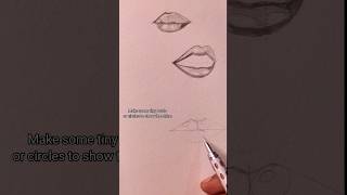 How to draw Lips 👄 Soft and plumy #shorts #drawing #youtubeshorts