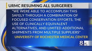 URMC resumes full schedule of surgeries after IV fluid shortage