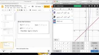 Evaluating Function using desmos