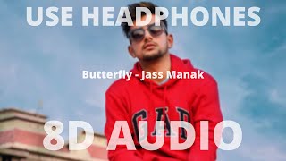 Butterfly (8D AUDIO) | Jass Manak | Satti Dhillon |  GK DIGITAL | New Songs | 8D-Series