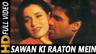 Sawan Ki Raaton Mein Baaton Hi Baaton Mein | Abhijeet, Kavita Krishnamurthy | Ek Tha Raja 1996 Songs