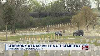 Memorial Day ceremony at Nashville National Cemetery