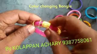 Gold bangle.. colour changable