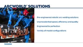 ArcWorld Welding Systems Overview