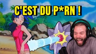 Fildrong choqué par le cri d'un Staross dans l'animé Pokémon. (Ce n'est pas du P*RNO !)