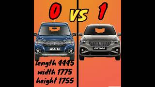 Suzuki XL6 VS Suzuki ertiga comparison video #viral #car #shortvideo #comparison #shorts