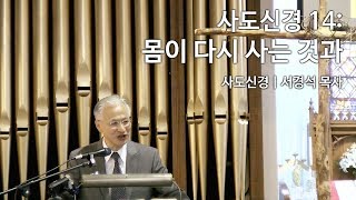 [서경석 담임목사 주일설교] 2019.06.23 - 사도신경 14: 몸이 다시 사는 것과 (사도신경) @뉴저지명성교회