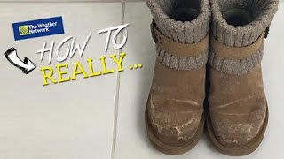 How to really clean salt stains off boots, mats and clothes (simple method)