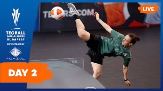 LIVE - Teqball World Series 2024 - Budapest | Day 2 By Agazul Tequila