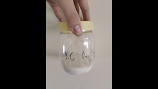 How to make KClO4 thermal disproportionation method