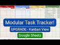 Modular Task Tracker Upgrade- Kanban View Full Tutorial