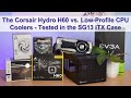 Corsair's H60 Liquid CPU Cooler vs. Low-Profile Air in the SilverStone SG13 - w/ Noctua NF-A12x25!