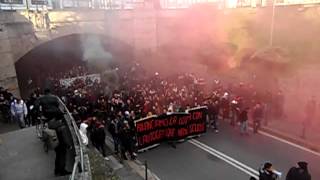 corteo studentesco 051212 sottopassaggio