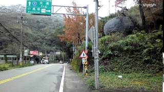 北橫台七線、小烏來道路入口雪景,2016.1.24 霸王級寒流桃園市復興區下雪