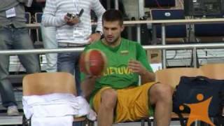 Eurobasket 2009: Rinktinės treniruotė Lodzeje