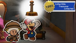 Paper Mario The Origami King - All Collectible Treasures