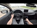 new mazda 2 facelift 2024 test drive pov